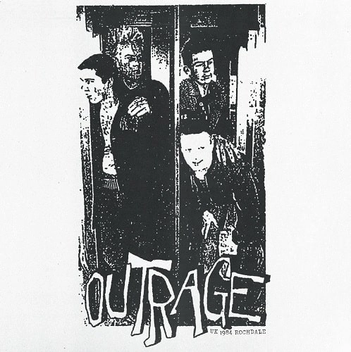 OUTRAGE (UK/PUNK) / UK 1984 ROCHDALE - DEMO (7")