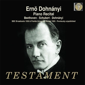 ERNST VON (ERNO) DOHNANYI / エルンスト・フォン(エルネ)・ドホナーニ / PIANO RECITAL