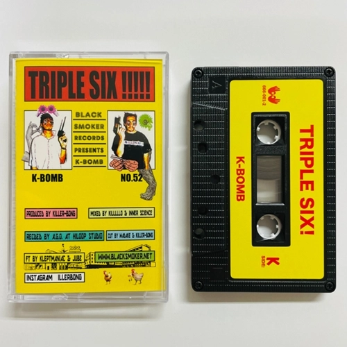 K-BOMB / TRIPLE SIX : 2ND PRESS TIGER EDITION "CASSETTE TAPE"