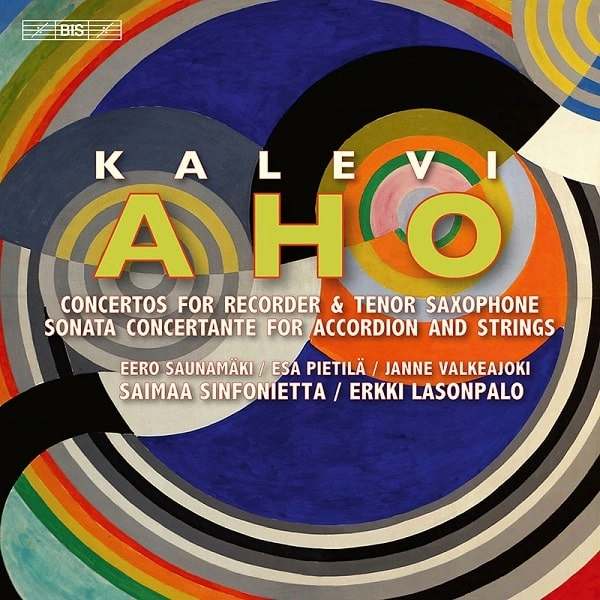 ERKKI LASONPALO / エルッキ・ラソンパロ / AHO:CONCERTANTE WORKS FOR RECORDER/SAXOPHONE AND ACCORDION