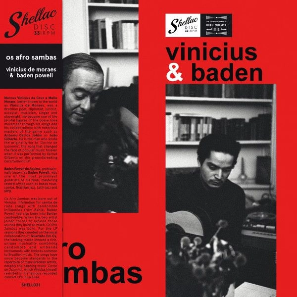 BADEN POWELL & VINICIUS DE MORAES / バーデン・パウエル＆ヴィニシウス・ヂ・モライス / OS AFRO SAMBAS