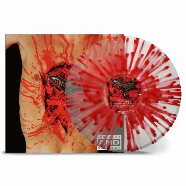 DISMEMBER / ディスメンバー / INDECENT & OBSCENE<CLEAR-RED SPLATTER VINYL>