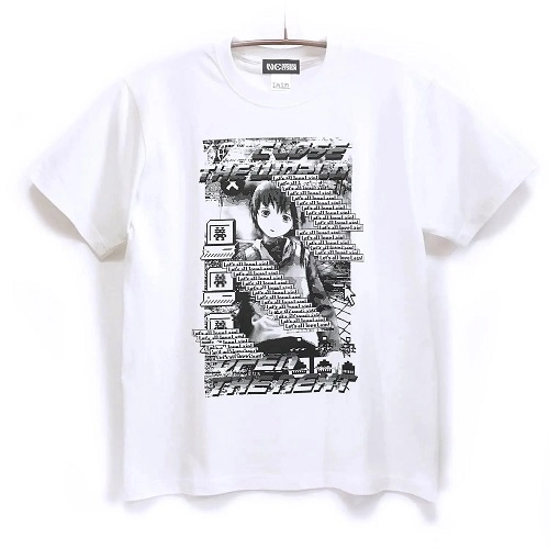 messa(JPN/APPAREL) / L /【SERIAL EXPERIMENTS LAIN X NC帝國】LET'S ALL LOVE LAIN! Tシャツ-WHITE-