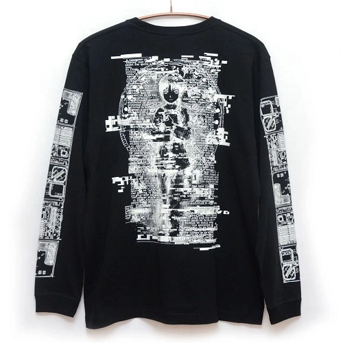 messa(JPN/APPAREL) / L / 【SERIAL EXPERIMENTS LAIN X MESSA STORE】PSYCHEロングスリーブTシャツ-BLACK-