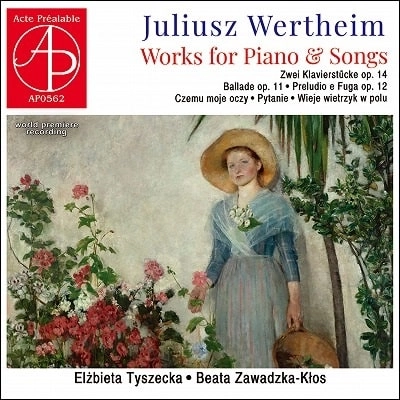 ELZBIETA TYSZECKA / エルジュビェタ・ティシェツカ / WERTHEIM:WORKS FOR PIANO&SONGS