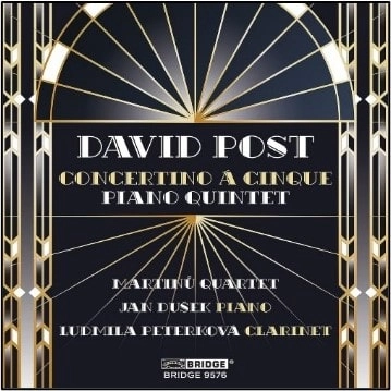 MARTINU QUARTET / マルチヌー四重奏団 / POST:CONCERTINO A CINQUE&PIANO QUINTET
