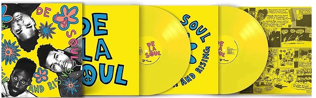 DE LA SOUL / 3 FEET HIGH AND RISING (2LP)(YELLOW VINYL)(WITH COMIC INSERT)