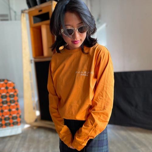 noncheleee / TOKYO RIDDIM LONG SLEEVE T-SHIRTS ORANGE M SIZE