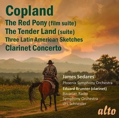 JAMES SEDARES / ジェームズ・セダレス / COPLAND:THE RED PONY/CLARINET CONCERTO