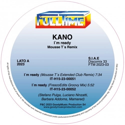 KANO / カノ / I'M READY (MOUSSE T AND FRESCOEDITS REMIXES)