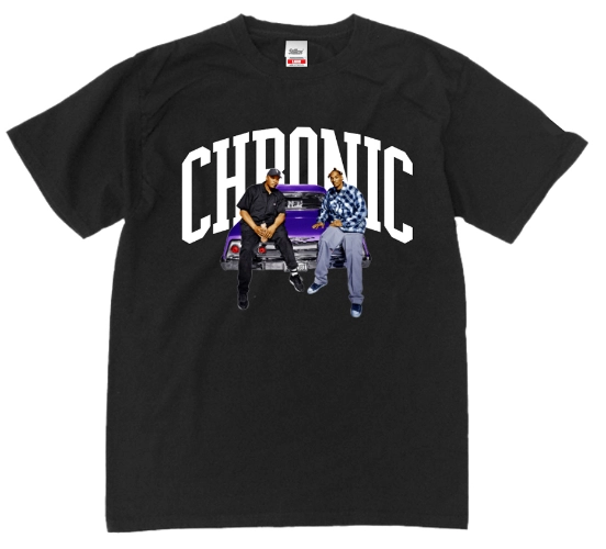 DR. DRE / ドクター・ドレー / STILLAS "CHRONIC" T-SHIRT (BLACK M)