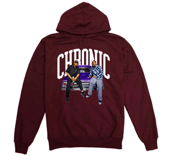 DR. DRE / ドクター・ドレー / STILLAS "CHRONIC" P/O HOODIE (MAROON XL)