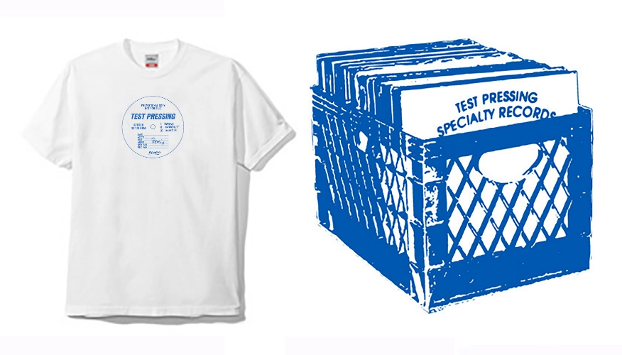 Stillas / STILLAS X TEST PRESSING "MILK CRATE"T-SHIRT (WHITE M)