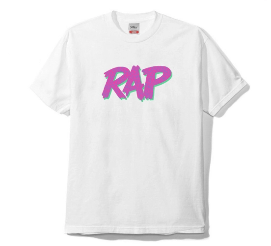 Stillas / STILLAS "STRICTLY RAP" T-SHIRT (WHITE L)