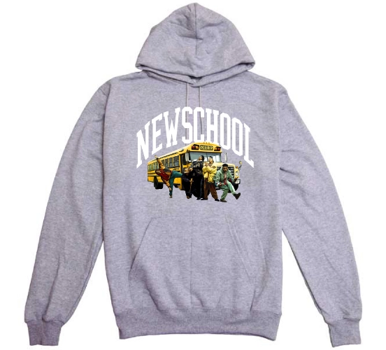 LEADERS OF THE NEW SCHOOL / リーダーズ・オブ・ザ・ニュー・スクール / STILLAS "GET ON THE NEW SCHOOL" P/O HOODIE (H.GREY M)