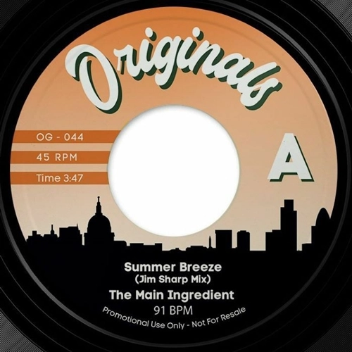 MAIN INGREDIENT / NOTORIOUS BIG / JIM SHARP / SUMMER BREEZE (JIM SHARP MIX) / THINGS DONE CHANGED (JIM SHARP MIX) 7"