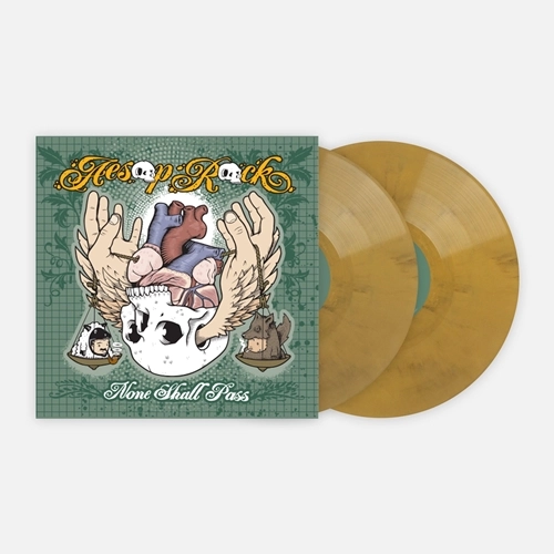 AESOP ROCK / NONE SHALL PASS "2LP" (GOLD & BLACK MARBLE VINYL )