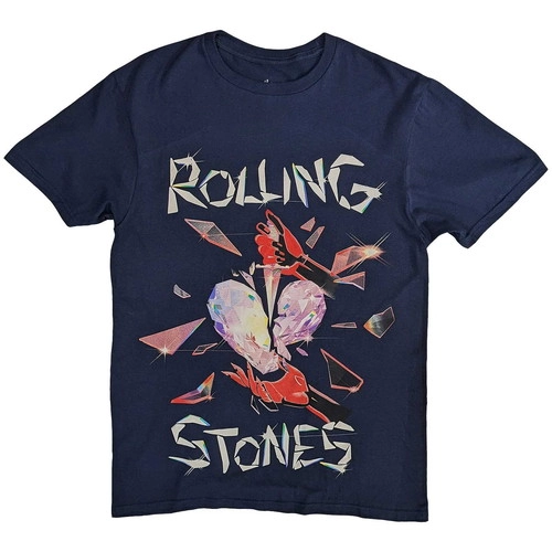 ROLLING STONES / ローリング・ストーンズ / HACKNEY DIAMONDS HEART_UNI_NAVY_TS: M