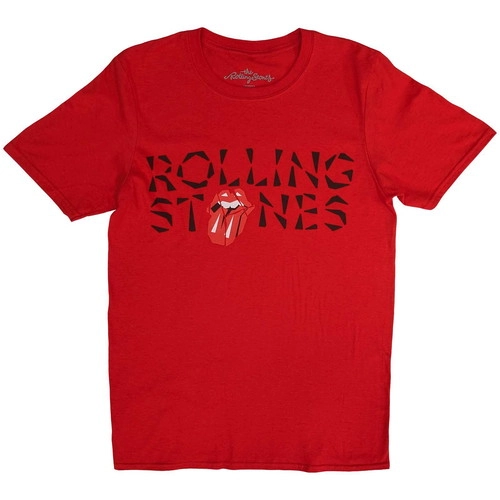 ROLLING STONES / ローリング・ストーンズ / HACKNEY DIAMONDS SHARD LOGO_UNI_RED_TS: M