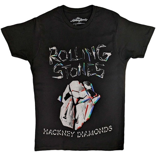 ROLLING STONES / ローリング・ストーンズ / HACKNEY DIAMONDS FADED LOGO_UNI_BL_TS: S