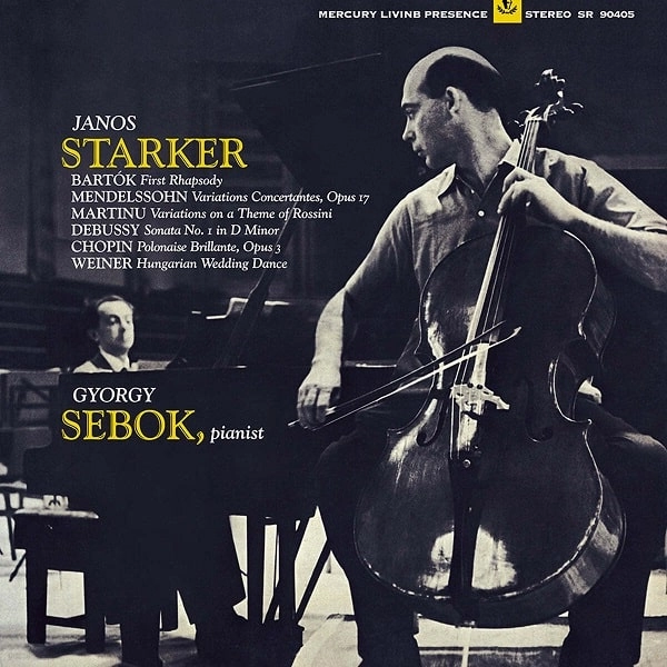JANOS STARKER / ヤーノシュ・シュタルケル / BARTOK,MENDELSSOHN,MARTINU,DEBUSSY,CHOPIN,WIENER (LP)