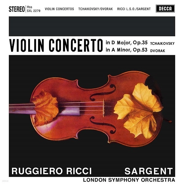 RUGGIERO RICCI / ルッジェーロ・リッチ  / TCHAIKOVSKY/DVORAK:VIOLIN CONCERTOS (2LP)
