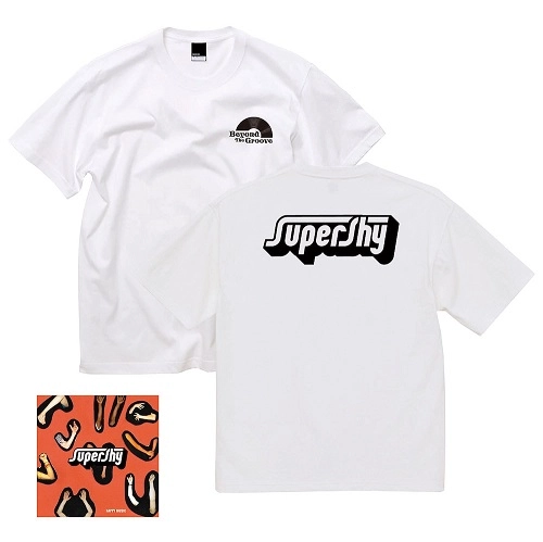 SUPERSHY / スーパーシャイ / HAPPY MUSIC（国内盤CD） + Tシャツ L
