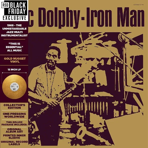 ERIC DOLPHY / エリック・ドルフィー / IRON MAN (Gold Nugget Vinyl)