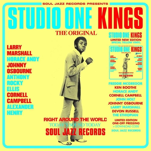 V.A. (SOUL JAZZ RECORDS) / SOUL JAZZ RECORDS PRESENTS - STUDIO ONE KINGS [2LP] (YELLOW VINYL, LIMITED, INDIE-EXCLUSIVE)