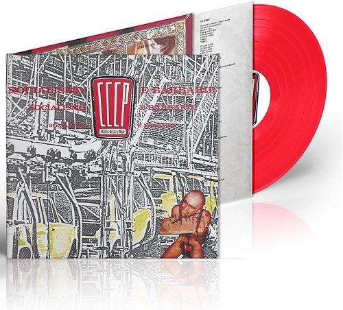 CCCP FEDELI ALLA LINEA / SOCIALISMO E BARBARIE: LIMITED RED COLOR VINYL