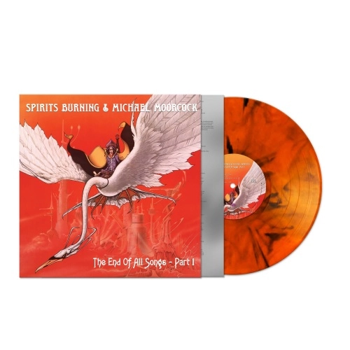SPIRITS BURNING & MICHAEL MOORCOCK / THE END OF ALL SONGS - PART 1: LIMITED ORANGE MARBLE COLOR VINYL