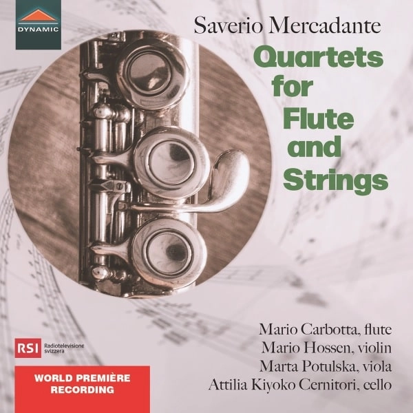 MARIO CARBOTTA / マリオ・カルボッタ / MERCADANTE:QUARTETS FOR FLUTE AND STRINGS