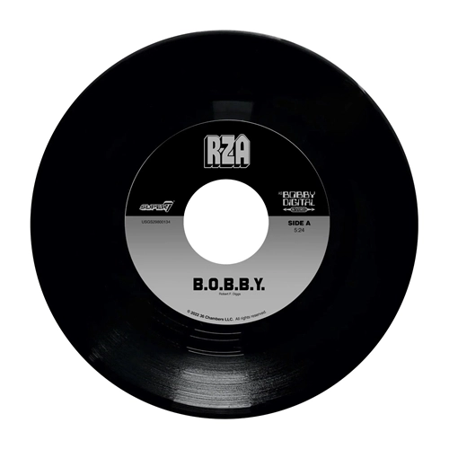 RZA AS BOBBY DIGITAL / OBBY DIGITAL REACTION W03 - BOBBY DIGITAL (METALLIC SILVER W/ 45 ADAPTOR WITH BONUS 7") 