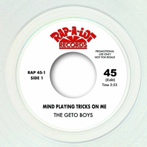 GETO BOYS / MIND PLAYING TRICKS ON ME 7" (CLEAR VINYL)