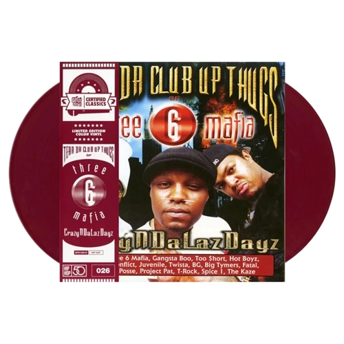 TEAR DA CLUB UP THUGS OF THREE 6 MAFIA / "CRAZYNDALAZDAYZ ""2LP"" (COLORED VINYL W/OBI)"