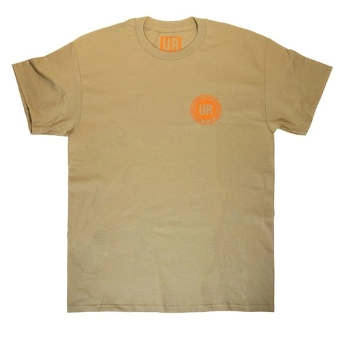 UR / アンダーグラウンド・レジスタンス / TAN WITH ORANGE LARGE UNDERGROUND RESISTANCE 'WORKERS' T-SHIRT