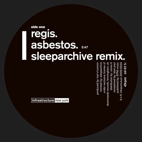 REGIS/RE:GROUP / ASBESTOS (SLEEPARCHIVE REMIX) / LEFT