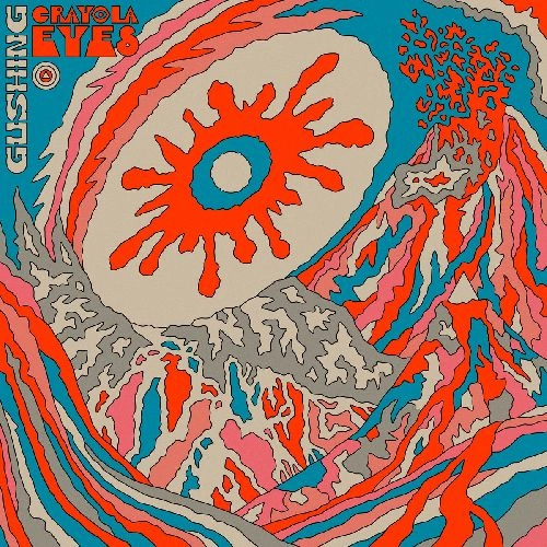 CRAYOLA EYES / GUSHING (180G CLEAR BLUE VINYL)