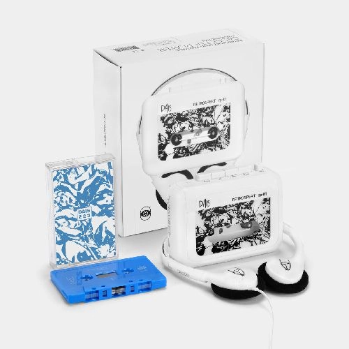 DAIS+RETROSPEKT / CP-81 CASSETTE PLAYER + WHITE DAIS-BRANDED HEADPHONES +DAIS223 CASSETTE COMPILATION
