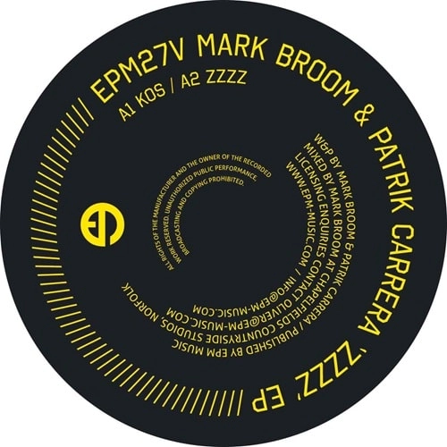 MARK BROOM & PATRIK CARRERA / ZZZZ EP