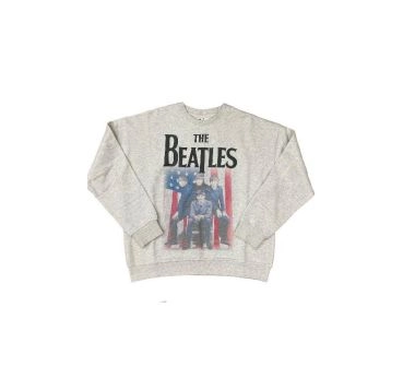 BEATLES / ビートルズ / THE BEATLES ELBOW PATCH SWEAT (GREY XL)