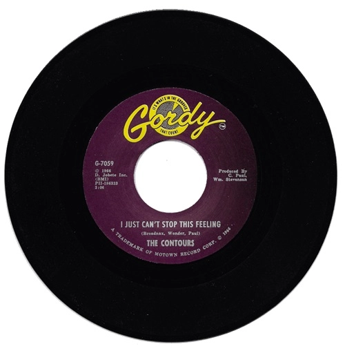 CONTOURS / コントゥアーズ / I JUST CAN'T STOP THIS FEELING / I CAN'T HELP LOVING YOU BABY