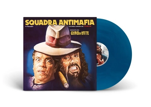 GOBLIN - PERFORMED BY GIRODIVITE / SQUADRA ANTIMAFIA: LIMITED MARBLED DARK BLUE COLOR VINYL