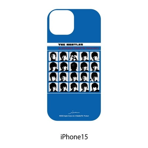 BEATLES / ビートルズ / 【国内唯一】公式 THE BEATLES スマホケース IPHONE15 ビートルズ （A HARD DAY'S NIGHT）