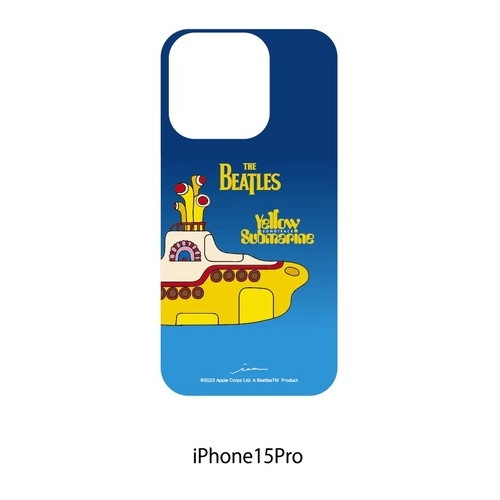 BEATLES / ビートルズ / 【国内唯一】公式 THE BEATLES スマホケース IPHONE15PRO ビートルズ （イエローサブマリン）