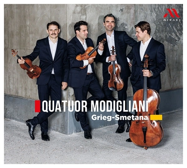 QUATUOR MODIGLIANI / モディリアーニ四重奏団 / GRIEG&SMETANA:STRING QUARTETS