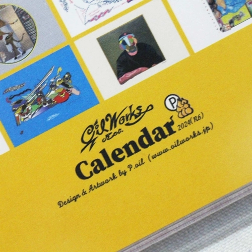 OILWORKS / OILWORKS 卓上 CALENDAR 2024
