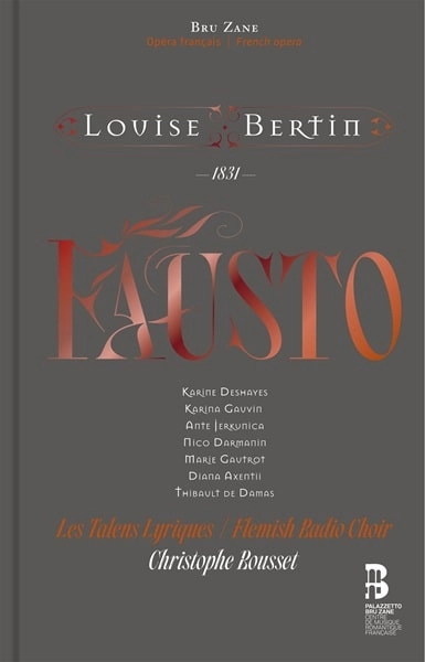 CHRISTOPHE ROUSSET / クリストフ・ルセ / BERTIN:FAUSTO