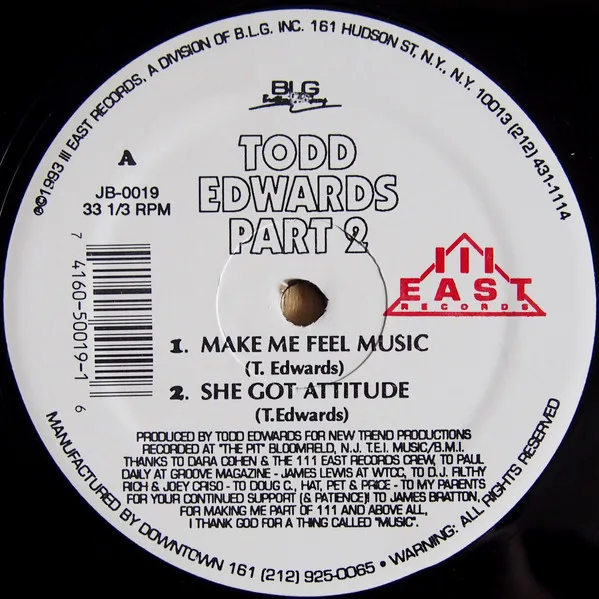 TODD EDWARDS / トッド・エドワーズ / PART 2
