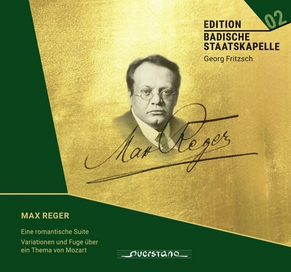 GEORG FRITZSCH / ゲオルク・フリッチュ / REGER:EINE ROMANTISCHE SUITE/VARIATIONEN UND FUGE UBER EIN THEMA VON MOZART